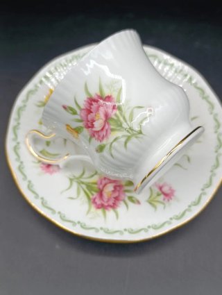 Taza café porcelana inglesa Enero