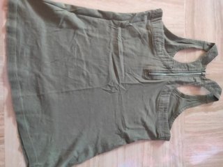 Camiseta tirantes caqui talla 38