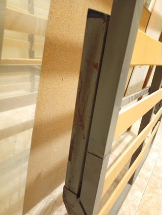 Somier individual 90cm patas plegables