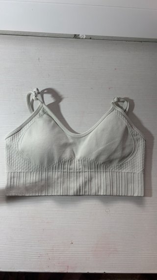 Sujetador deportivo gris sin costuras