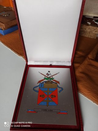 Targa stemma militare Semper Audax