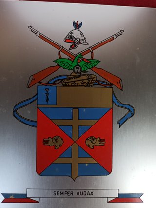 Targa stemma militare Semper Audax