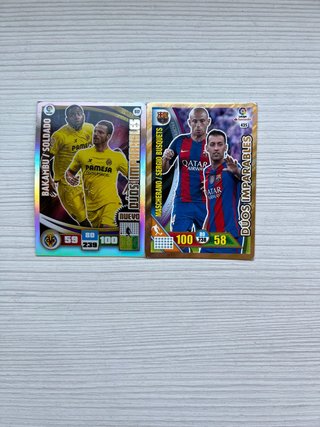 Cartas Adrenalyn: dúos imparables