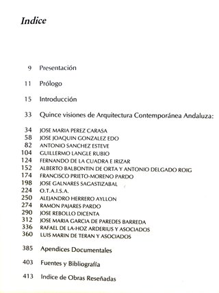 La vanguardia imposible. 15 arquitectos andaluces