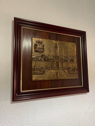 Metopa Puerta Arsenal Cartagena Bronce
