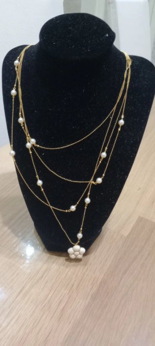 Collana Thun fiore perle oro