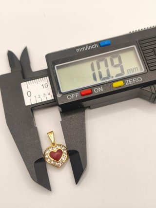 Colgante Corazon De Oro 18k 1.60gr