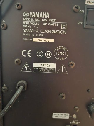 Receptor AV Yamaha Negro