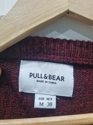 Jersey Pull&Bear Rojo Talla M