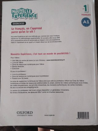 Libro Nouvelle Expérience 1 Français A1