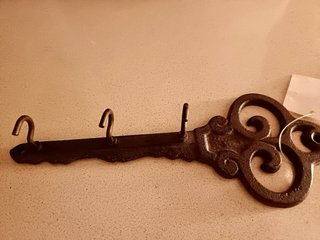 Colgador de llaves estilo llave antigua Pórtico