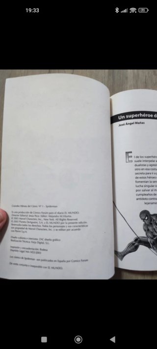 Cómic Spiderman