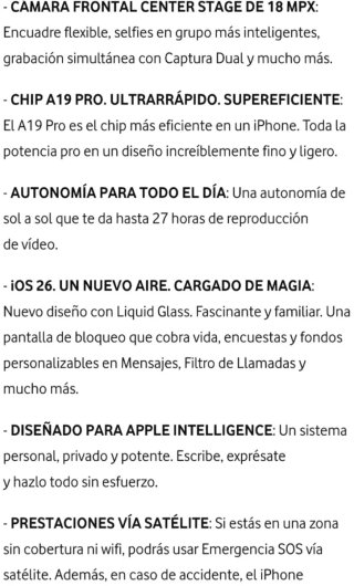 iPhone 17 de 256GB Nuevo Sin Abrir precintado