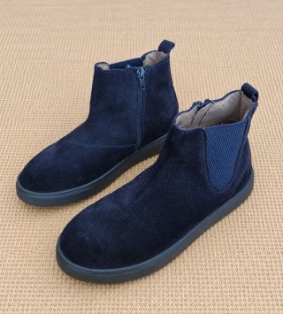 Botines Chelsea Sibaritas Ante Azul Marino T35