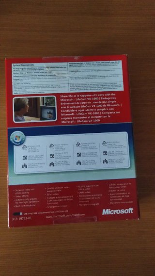 Webcam Microsoft LifeCam VX-1000 Nueva sin usar