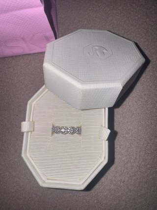Anillo Swarovski Plata