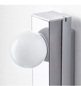 Espejo con luces LED de columna