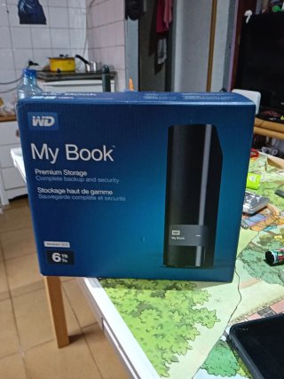 Disco Duro Externo WD 6TB My Book