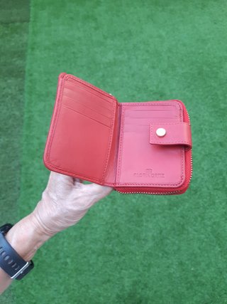 Billetera Gloria Ortiz Roja pequeña