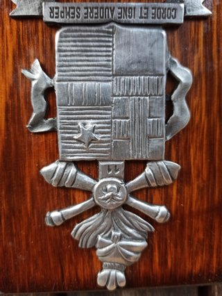 Plaque Esercito Italiano Corde et Igne