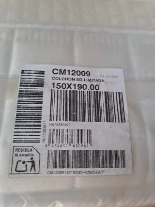 NUEVO PRECINTADO Colchón Pikolin CM12009 150x190