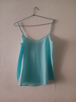 Blusa celeste tirantes
