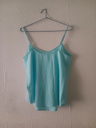 Blusa celeste tirantes