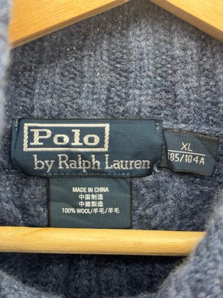 Jersey Polo By Ralph Lauren 100% Lana Talla XL