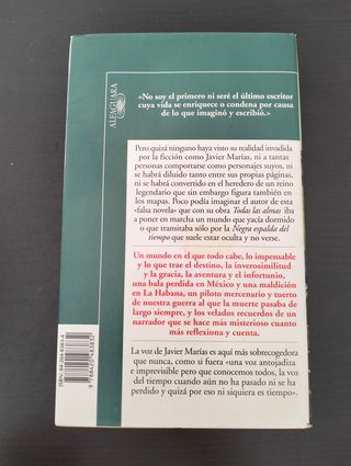 Libro "Negra espalda del tiempo"