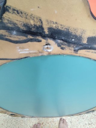Espejo Vintage Madera Tallada Negra barroco