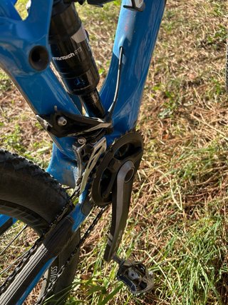 Bicicleta de carbono Felt azul 27,5 como nuevo