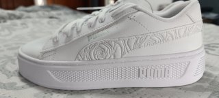 Tenis Puma Smash Platform V3 Flores Talla 38