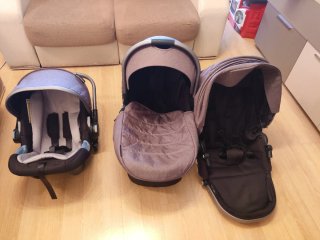 Carrito Playxtrem Marrón y Gris