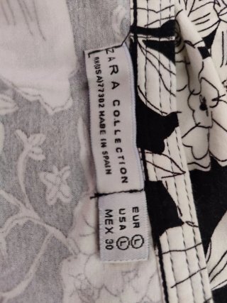 Blusa estampada manga larga
