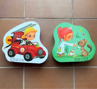Puzzle Eurekakids Bombero y Doctora
