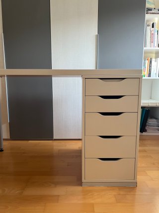 Mesa Escritorio Ikea con Cajonera