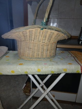 Cesta mimbre vintage
