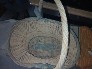 Cesta mimbre vintage