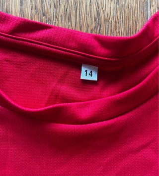 Camiseta La Salle Bonanova Roja Talla 14 Chica
