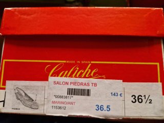 Zapatos de ante Caliche azul con pedrería
