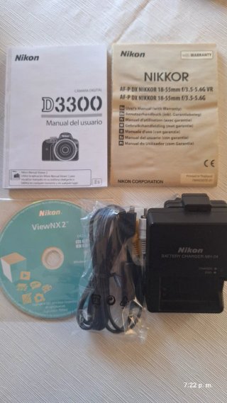 Kit Fotográfico Nikon D3300 con Objetivo 18-55mm