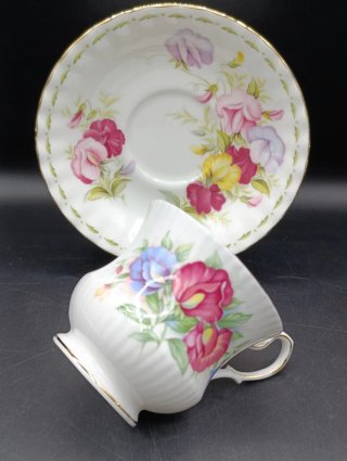 Taza té porcelana inglesa Abril