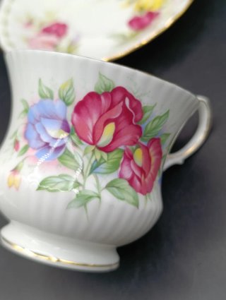 Taza té porcelana inglesa Abril