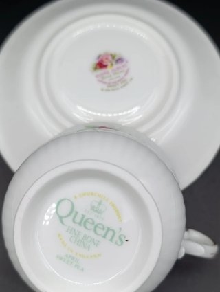 Taza té porcelana inglesa Abril