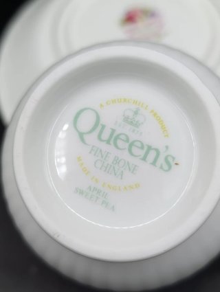 Taza té porcelana inglesa Abril