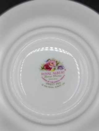 Taza té porcelana inglesa Abril