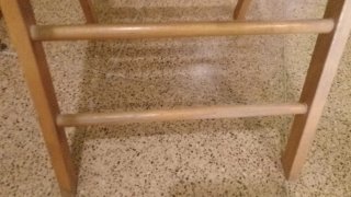 Silla de madera plegable