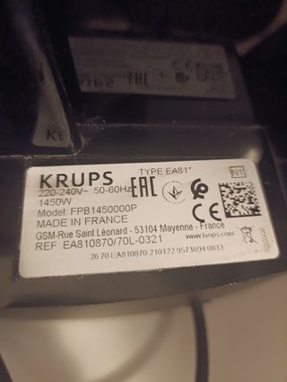 Cafetera Krups Roma Superautomática