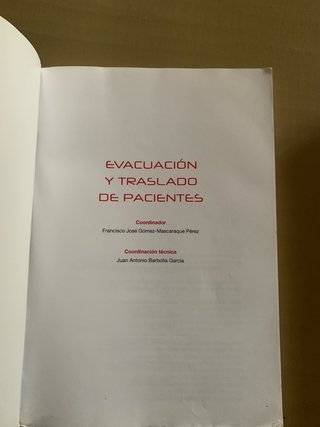 Técnico en Emergencias Sanitarias: Evacuación y Tr