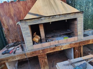 Campana de hierro para barbacoa